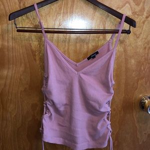 👛 Light Pink Ruched Tank 👛